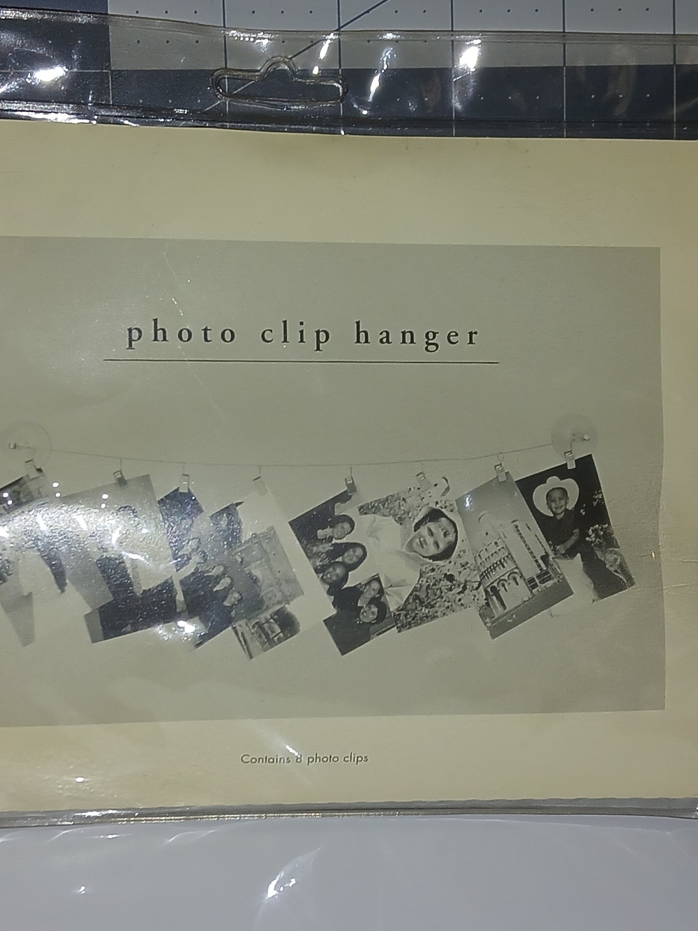 Photo Clip Hanger - Neutral Beige Display